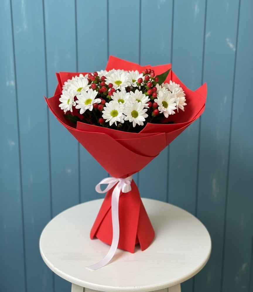 Букет цветов из: Хризантемы в Венгерово