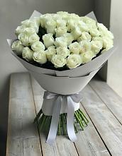 Букет 35 Белых роз в Венгерово