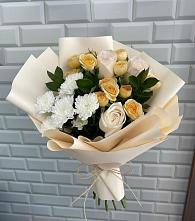 Букет цветов из:  Розы и Хризантемы в Венгерово