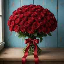 Букет Красные розы Блэк Меджик в Венгерово