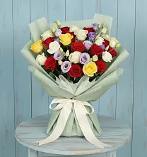 Букет цветов из:  Розы в Венгерово