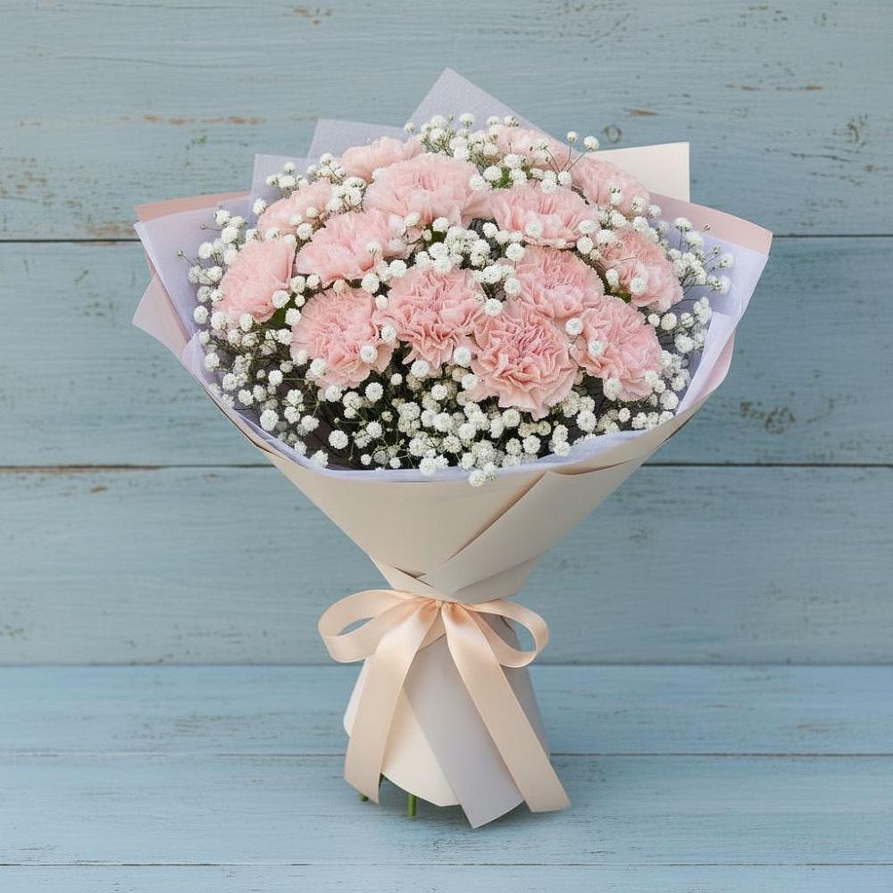 Букет цветов из: Гвоздики в Венгерово