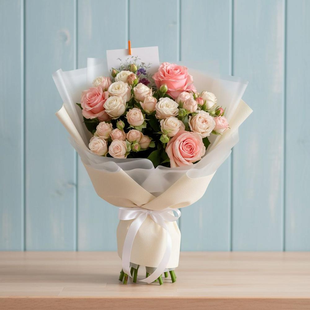 Букет цветов из: Розы в Венгерово