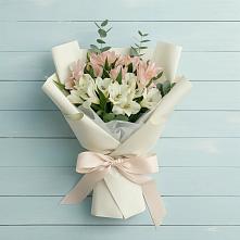Букет цветов из:  Альстромерии в Венгерово