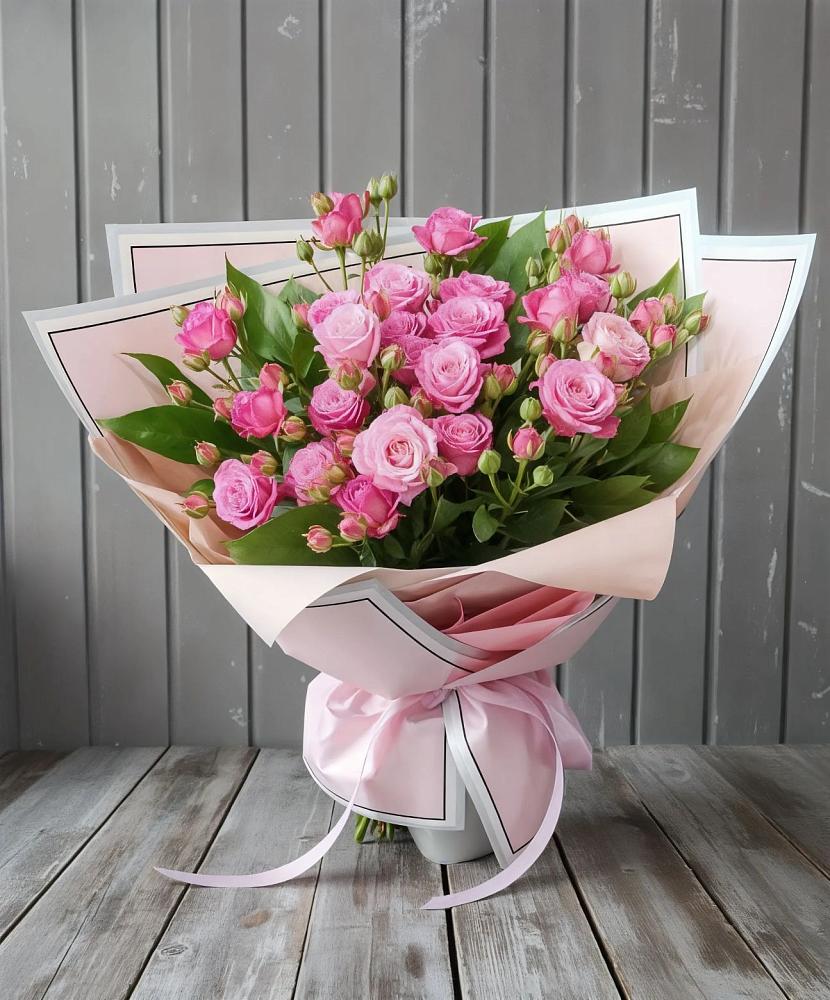 Букет Розовый кустик в Венгерово