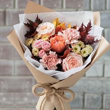Букет цветов из:  Гвоздики, Хризантемы и Розы в Венгерово