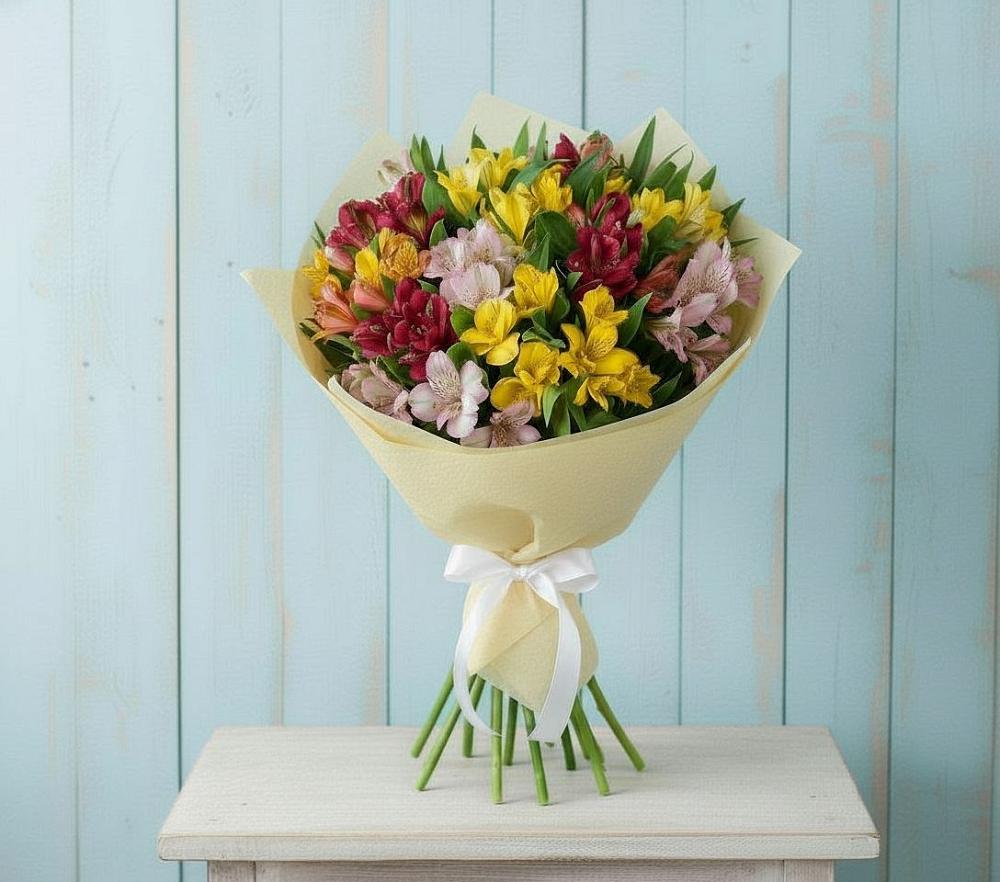 Букет цветов из: Альстромерии в Венгерово