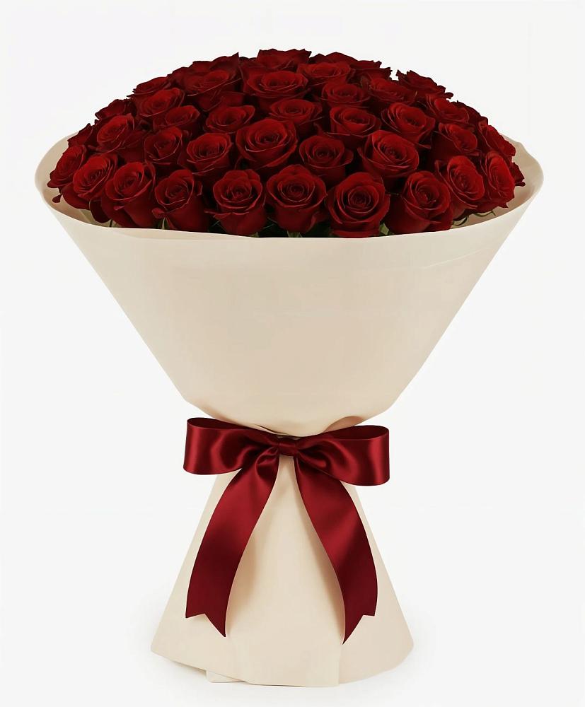 Букет 101 Бордовая роза Блэк Бакарра в Венгерово