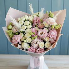 Букет цветов из:  Альстромерии и Розы в Венгерово