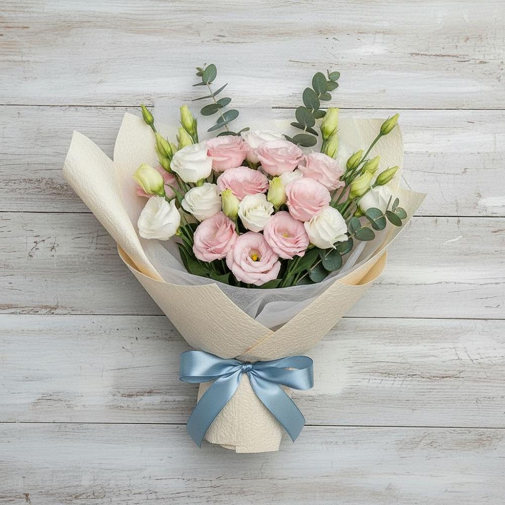 Букет цветов из: Лизиантусы в Венгерово